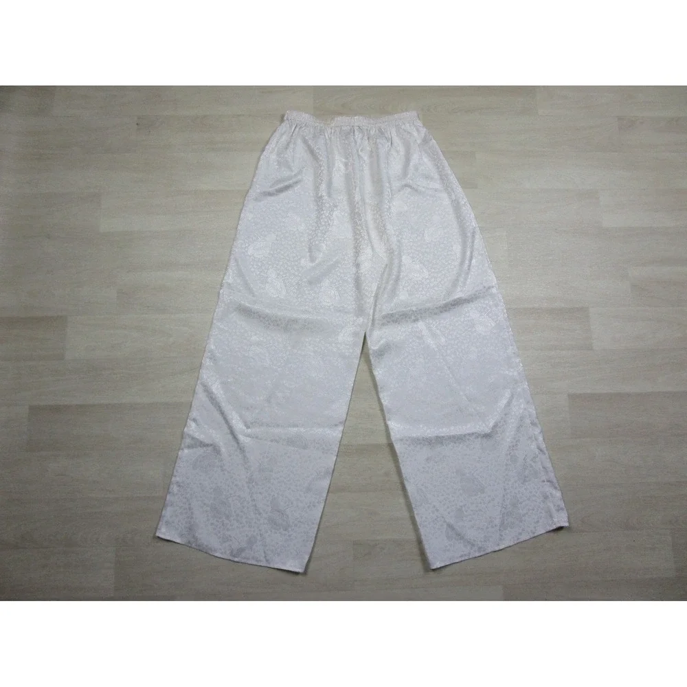 Vintage 80s Victoria's Secret Gold Label Pajama Set Size (M)‎ Wide Leg Bridal